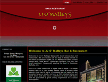 Tablet Screenshot of jjomalleys.ie